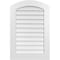 Ekena Millwork Arch Top Surface Mount PVC Gable Vent: Functional, w/ 3-1/2"W x 1"P Standard Frame, 24"W x 36"H GVPAR24X3601SF - alternate 1